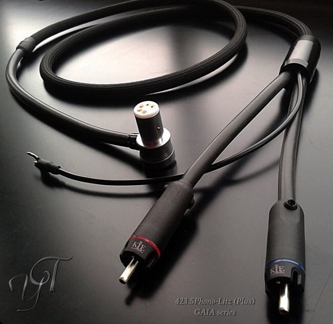 423.5Phono-Litz - Gaia - Yannis Tome handmade tonearm cables