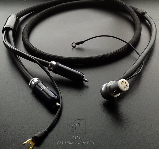 423.5Phono-Litz - Gaia - Yannis Tome handmade tonearm cables